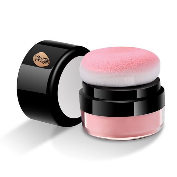 Cushion Blush Peach Orange Soft Mist Powder Blush Natural Finish Effortless Blending Portable Cheek Color High-Gloss Highlighting Makeup