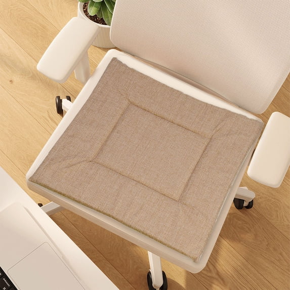 Cushion Clearance! Amvlyk Chair Cushions,Seat Cushions,Chair Seat Pad Floor Cushion,Pillow Stool Pad for Indoor Outdoor Garden Patio Home Kitchen Office(15.7In)Khaki