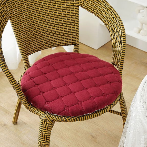 Cushion Amvlyk Chair Cushions,Seat Cushions,Chair Seat Pad Floor Cushion,Pillow Stool Pad for Indoor Outdoor Garden Patio Home Kitchen Office(11.8In)Red