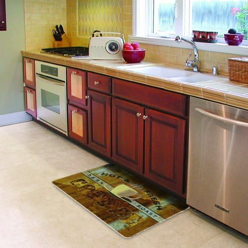 Cushion Comfort Hot and Fresh Kitchen Mat, 18-Inch by 30-Inch