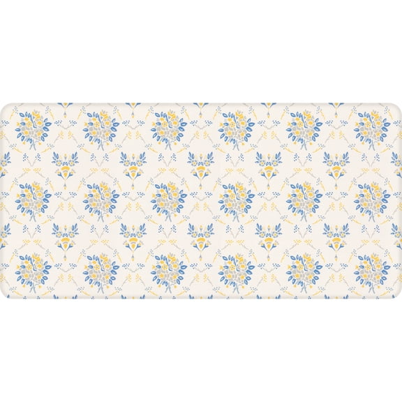 Apache Mills Cushion Comfort Muted Floral Kitchen Anti-Fatigue Mat, 20" x 41"