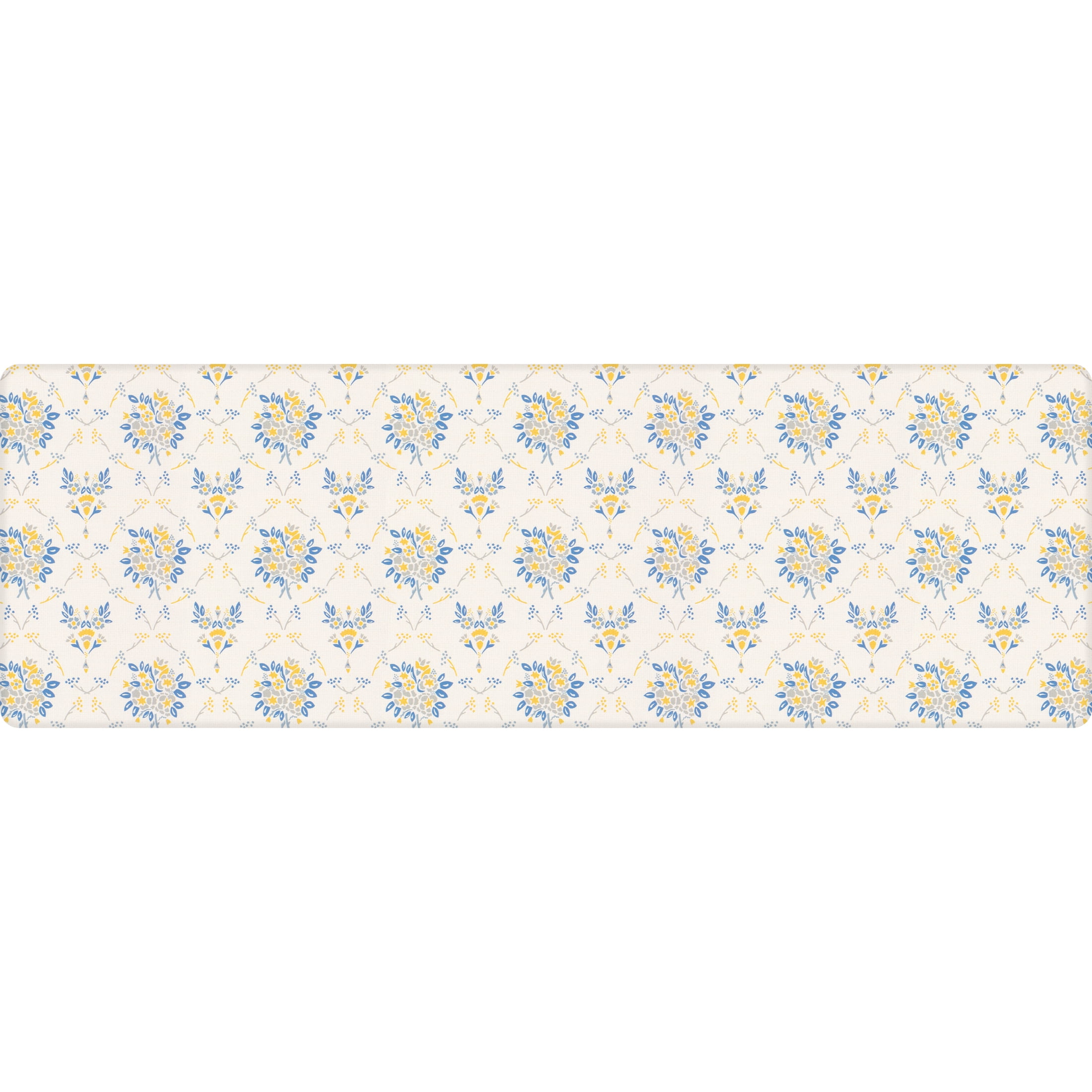 Apache Mills Cushion Comfort Muted Floral Kitchen Anti-Fatigue Mat, 20" x 60"