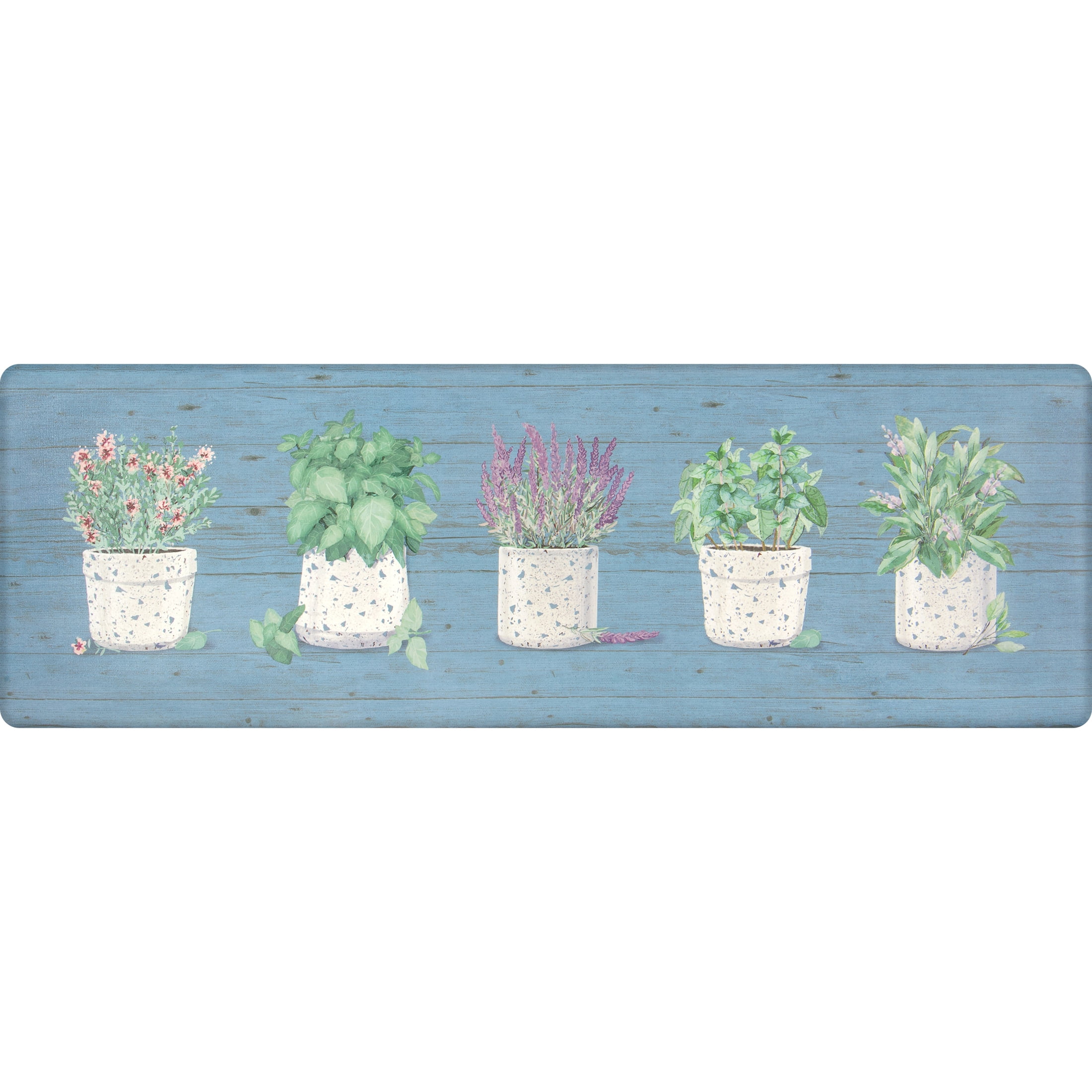Apache Mills Cushion Comfort Terrazzo Pots Kitchen Anti-Fatigue Mat, 20" x 60"