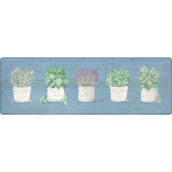 Apache Mills Cushion Comfort Terrazzo Pots Kitchen Anti-Fatigue Mat, 20" x 60"