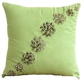 thumbnail image 1 of Cushion Cover For Couch, Decorative Green Designer Pillowcases 16x16 inch (40x40 cm), Suede Throw Pillows For Couch, Nature & Floral, Rose, Modern Accent Throw&nbsp;Pillows - Green Sawaan, 1 of 4