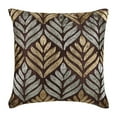 thumbnail image 1 of Cushion Cover For Couch, Paintbrush Flower - 12x12 Inches Square Decorative Throw Pillow Cover Plum Velvet Pillow Cover With Silver & Gold Zardozi Embroidery, 1 of 5