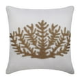 thumbnail image 1 of Cushion Cover For Couch, Pillow Cover, Pillow Cover 20x20 inch (50x50 cm) Ivory, Cotton Throw Pillow Cover, Handmade Pillow Cover, Beach, Sea Creatures - Gold Coral Hunt, 1 of 4