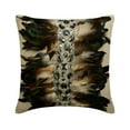 thumbnail image 1 of Cushion Cover Custom, Decorative Beige 18"x18" (45x45 cm) Cushion Cover&nbsp;Couch, Linen Feathers, Crystals & Beaded Couch Pillow&nbsp;Cases, Animal Print Pattern - Crystallised Feathers, 1 of 10