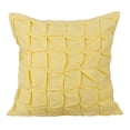 thumbnail image 1 of Cushion Cover, Decorative Pillow Covers 20x20 inch (50x50 cm) Yellow, Cotton Throw Pillow Covers, Handmade Pillow Covers, Solid Color Pillow Covers, Contemporary - Summer Brewery, 1 of 2