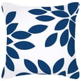 thumbnail image 1 of Cushion Cover Geometric Pattern Blue Gray Pillow Upholstered Sofa Home Decor, 1 of 5