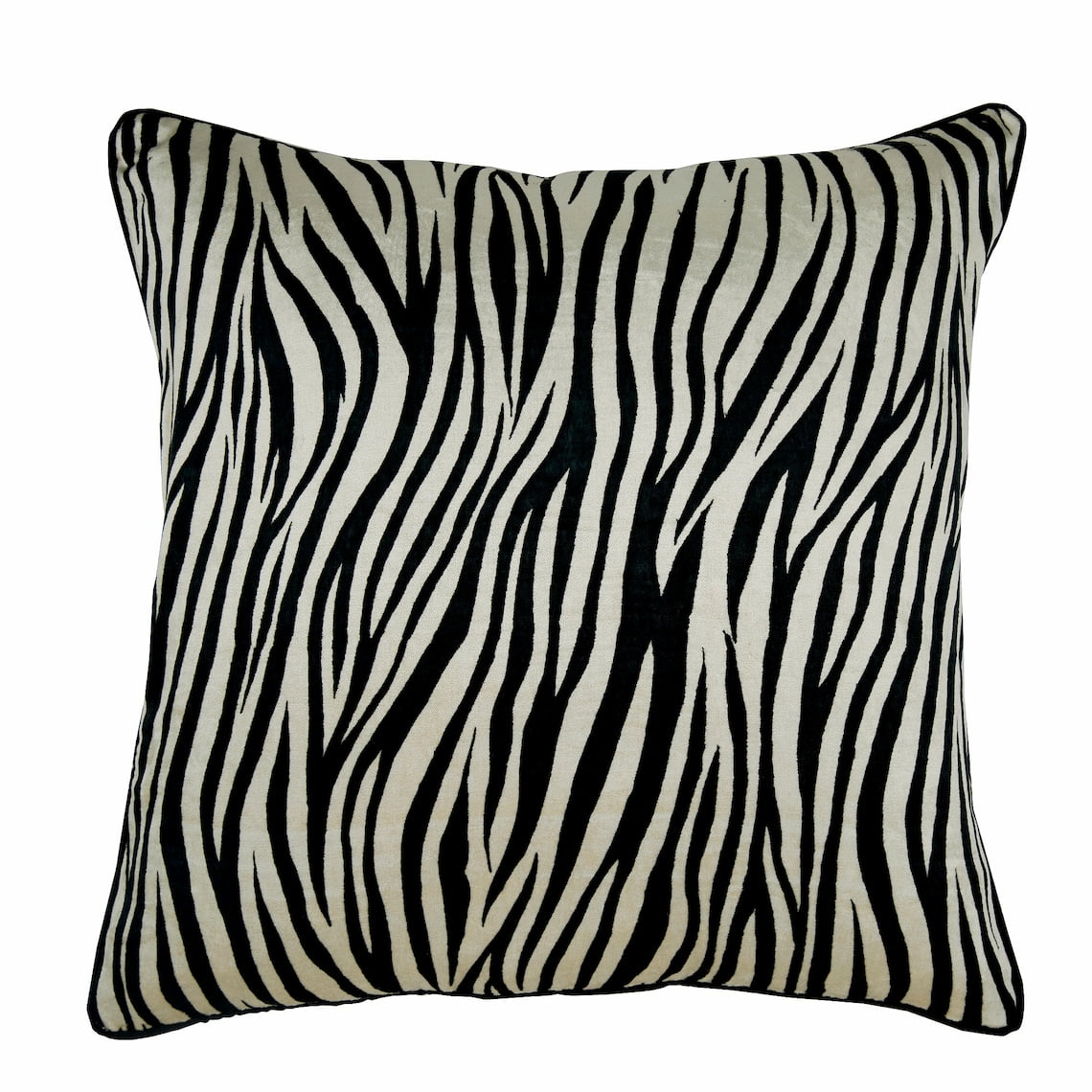 Cushion Cover Modern Throw Pillows Cover 14 x 14 Animal Print Theme Velvet Pillow Covers Square Throw Pillows Cover Black Pillow Covers 14x14 inch 35x35 cm Zebra Crossing Walmart