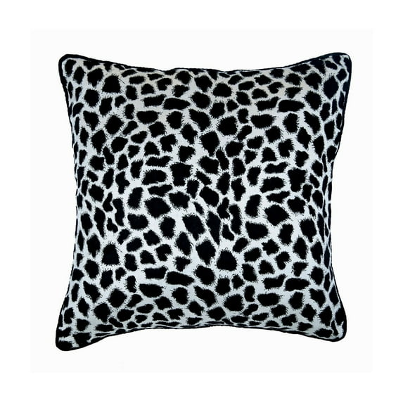 Cushion Cover, Modern Throw Pillows Cover, 18"x18" Animal Print Theme Velvet Pillow Covers, Square Throw Pillows Cover, Black Pillow Covers Halloween Decorations - Wild Jungle