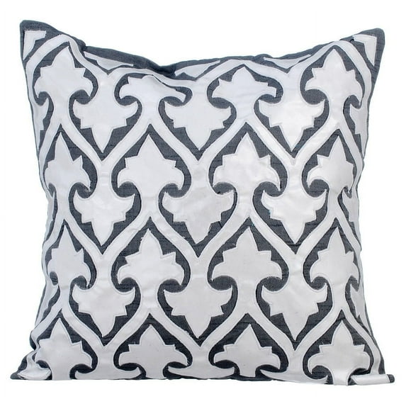 Cushion Cover For Sofa, Pillow Covers For Couch, Pillow Covers 20x20 inch (50x50 cm) Grey, Faux Leather Throw Pillow Covers, Handmade Pillow Covers, Modern, Abstract - Aathma