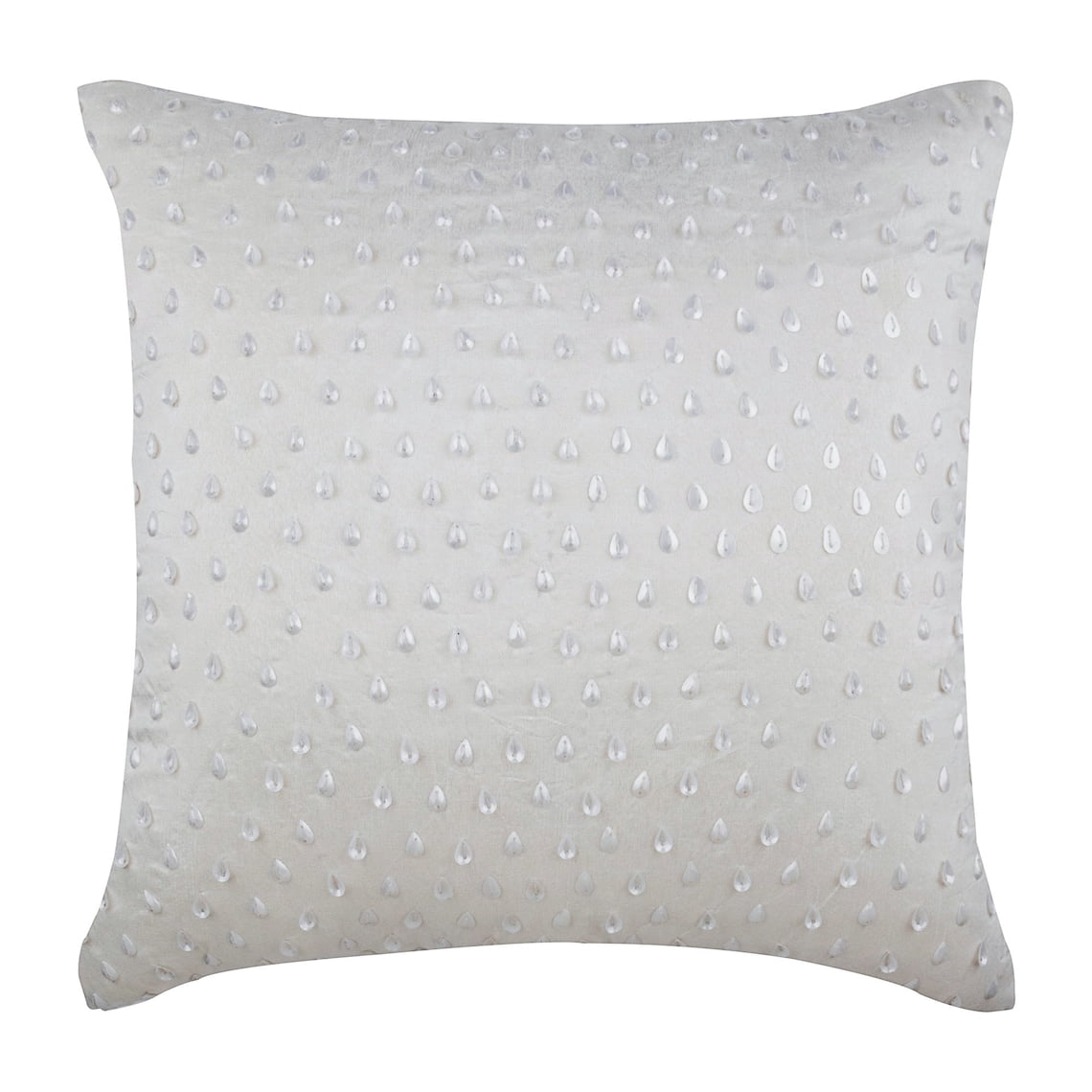 Cushion Cover For Sofa, Pillow Covers, Decorative Pillow Covers 18x18 inch (45x45 cm) White, Silk Throw Pillow Covers, Handmade Pillow Covers, Modern Style, Abstract - Snow Queen