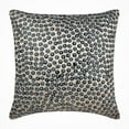 thumbnail image 1 of Cushion Covers For Chairs, Euro Sham Cover, Pillow Covers 24x24 inch (60x60 cm) Blue, Silk Throw Pillow Covers, Handmade Pillow Covers, Beach, Circles & Dots - Nautical Centric, 1 of 3