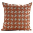 thumbnail image 1 of Cushion Covers For Couch, Decorative Pillow Covers 20x20 inch (50x50 cm) Orange, Silk Throw Pillow Covers, Handmade Pillow Covers, Geometric Pillow Covers, Modern - Brick on Brick, 1 of 3