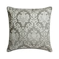 thumbnail image 1 of Cushion Covers, Grey 12"x12" (30x30 cm) Throw Pillows, Silk Crystals & Damask Throw Pillows For Couch, Abstract Pattern Victorian Style - Ardent, 1 of 3