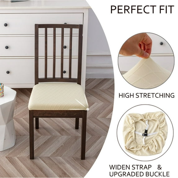 Cushion Covers for Dining Room Chairs - Elegant and Durable Dining Chair Slipcovers - and Revitalize Kitchen Chair Upholstery