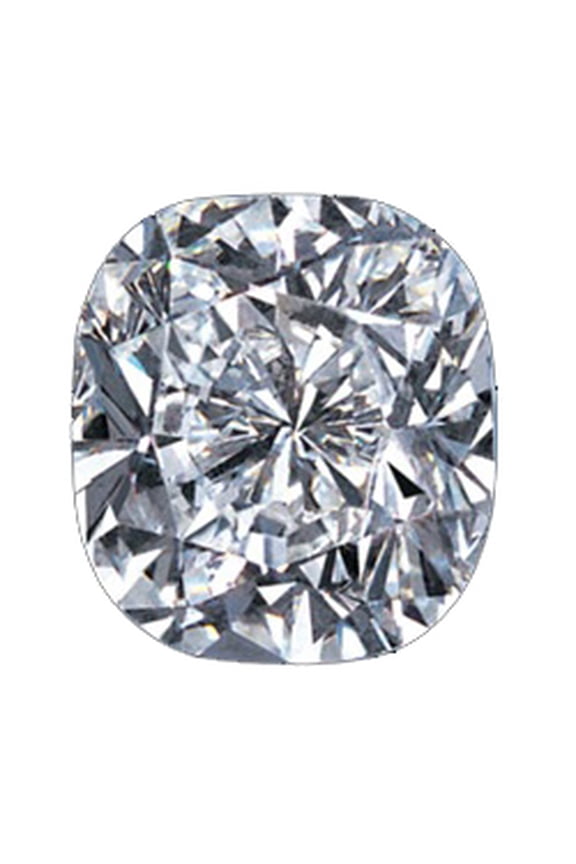 Cushion Cut Diamond Essence Stone - Emerald - 3 Carat