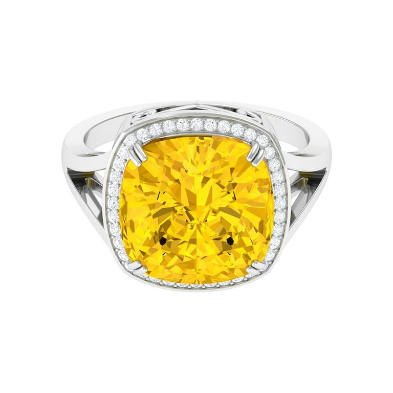 Yellow sapphire cheap cocktail ring