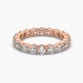thumbnail image 1 of Cushion Cut Moissanite 18k Eternity Ring, 1 of 6
