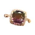 thumbnail image 1 of Cushion Cut Watermelon Tourmaline Doublet Ring 925 Sterling Silver Vibrant Multicolor Gemstone Jewelry for Women Elegant and Unique Ring Silver 5, 1 of 3