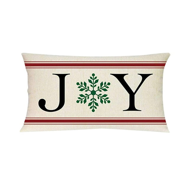 Cushion Decor Home Cover Sofa Flashing Throw Christmas Pillowcase