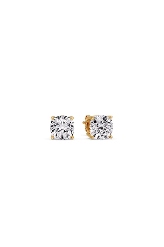 1 Carat Lab Grown Diamond Solitaire Earrings for Women IGI Certified 14K Gold Push Back Stud Earrings