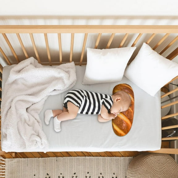 Cushion,Gecter 3D Simulation Bread Shape Pillow Soft Lumbar Back Cushion Funny Food Plush Stuffed Toy For Animal Cat Dog Lovers Home Decor