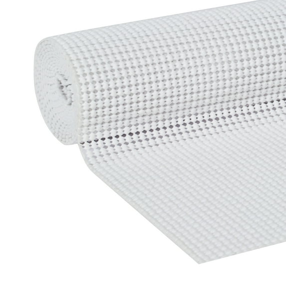 Cushion Grip 20 in. x 6 ft. Shelf Liner with Clorox, White