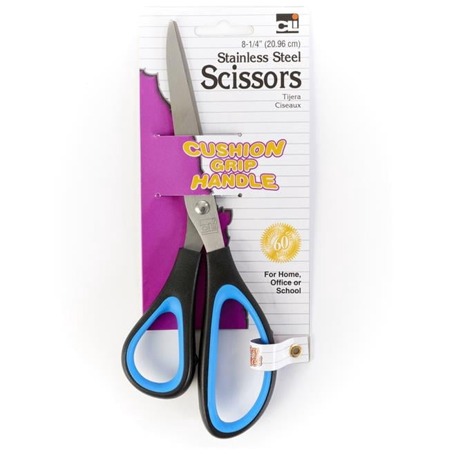 Cushion Grip Scissor 8.25 in. Bent - 6 Each