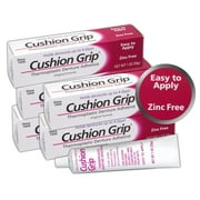 Cushion Grip Thermoplastic Denture Adhesive, 1 oz - Improves Denture Fit, Comfort & Stability | Non-Glue Adhesive, Acts Like a Soft Reline Pack of 5
