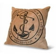 thumbnail image 1 of Recycled Leather Pillow : Hope Anchor, 1 of 1