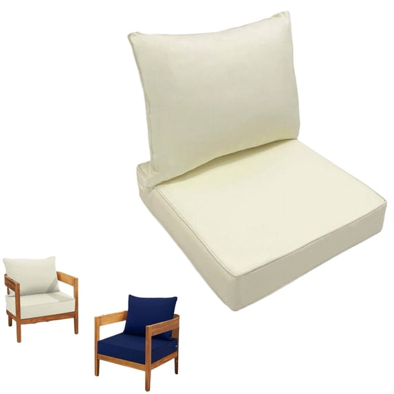 Cushion,Outdoor & Home Cushion Set Removable Cover High Density Seat & Back Cushions For Sofa Or Booth