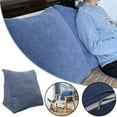 thumbnail image 1 of Cushion,Pillow Comfortable Reading Pillow With Zip Pocket Wedge Small Back Support Pillow Cushie Pillows For Home Bed Sofa, 1 of 9