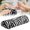thumbnail image 1 of Cushion,Rest Cushion Nail Hand Pillow Manicure Arm Rest Holder Nail Table Desk Stand Manicure Hand Cushion Pad For Salon Home Black White, 1 of 7