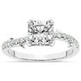 thumbnail image 1 of Cushion Shape 5 Carat IGI Certified Lab Grown Diamond Ring | 14K White Gold | Phoebe Twigs Diamond Ring | FG-VS1-VS2 Quality Friendly Diamonds, 1 of 5