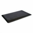 thumbnail image 1 of Cushion-Step Marbleized Rubber Mat, Rectangular, Black Smooth Surface, 36" x 72" | Bundle of 2, 1 of 1