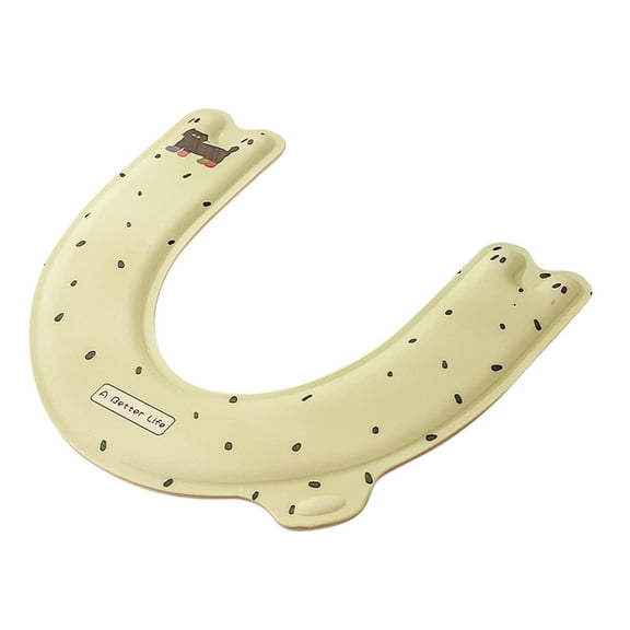 Cushion U-Shaped Toilet Seat Cushion Waterproof Soft Pad with Polka Dot Pattern for Comfort and Easy Cleaning 1Pcs Rkxzt