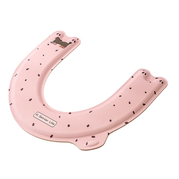 Cushion U-Shaped Toilet Seat Cushion Waterproof Soft Pad with Polka Dot Pattern for Comfort and Easy Cleaning 1Pcs Rkxzt