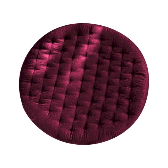 Cushion,Velvet Chair Pad Seat Cushion Soft And Comfy Chair Cushion Solid Color Round Seat Pad Cushion For Kitchen Dining Chair