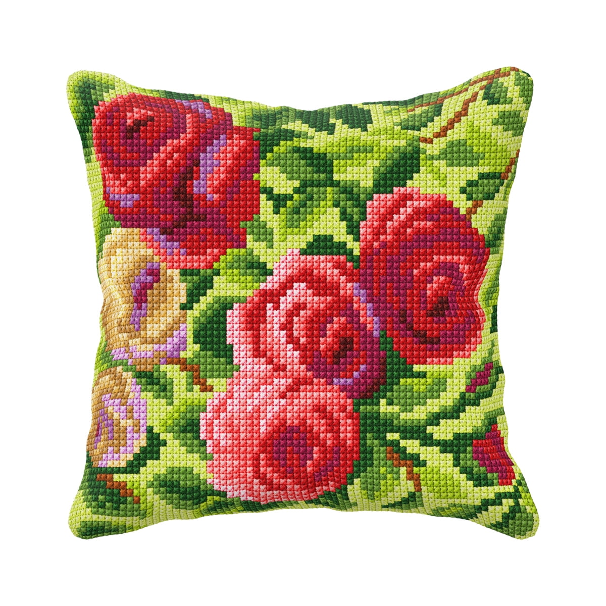 Cushion cross stitch kit "Roses" 99084