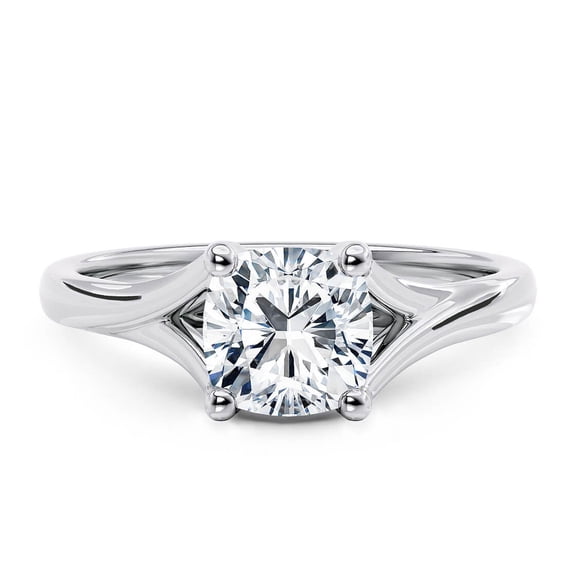 Cushion cut Engagement Ring 2 Carat Cushion Cut Moissanite Promise Ring 925 Sterling Silver