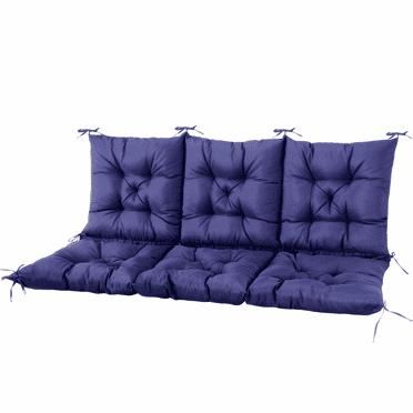 Cushion for Swing Chair Matalde Garden Bench Cushion Waterproof Replacement Swing Cushion, Navy Blue 150cm*100cm