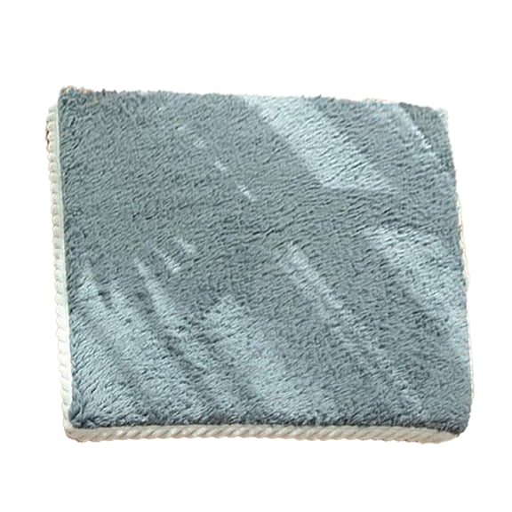 Cushion winter plush chair cushion solid color lamb wool office seat non-slip cushion