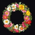 thumbnail image 1 of Cushion with Roses On Aida Counted Cross Stitch Kit, 11.5" x 11.5", 18 Count, 1 of 1