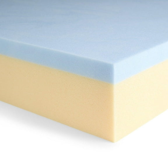 CushionCraft Comfort Premium+ Multilayer Cushion Foam - Firm - 4" x 24" x 72" - 1 Pack