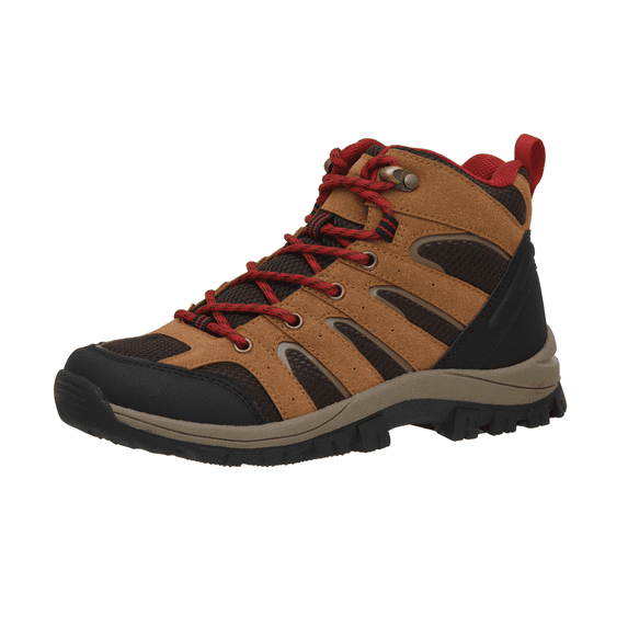 Cushionaire Bixton Womens Hiking Boots, Lightweight Waterproof Hiking Shoes for Women with Durable Traction Outsole