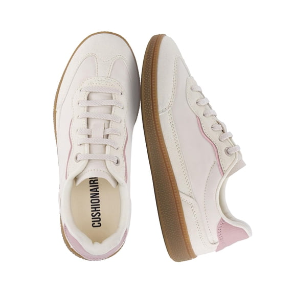 Cushionaire Bonnie Girls Tennis Shoes Lightweight Lace-Up Kids Sneakers