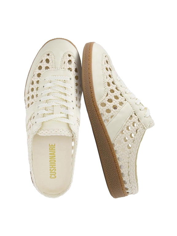 Buffy Woven Slip On Backless Sneaker Mules for Women